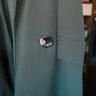 Chaleco verde tipo blazer