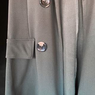 Chaleco verde tipo blazer