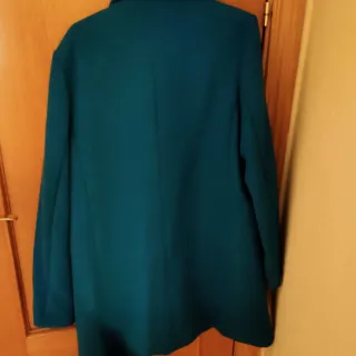 Abrigo azul largo