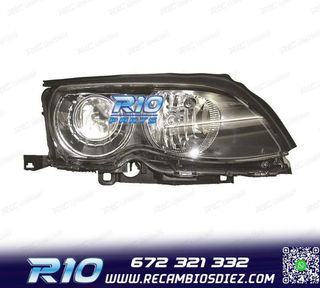 FARO DCH XENON BMW E46 01-05 4P FONDO NEGRO