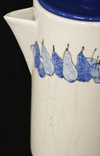 Ernestine Salerno Lattiera/Teiera Ceramica Blu