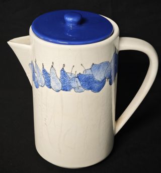 Ernestine Salerno Lattiera/Teiera Ceramica Blu