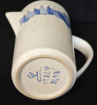 Ernestine Salerno Lattiera/Teiera Ceramica Blu