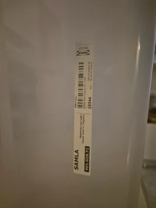 Caja Almacenamiento Ikea Transparente: 79x57x42cm