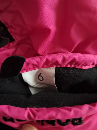 Guantes de Nieve Niña Rosas