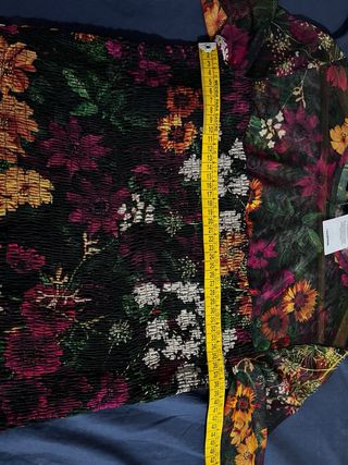 Blusa Malla Estampado Floral Talla Única