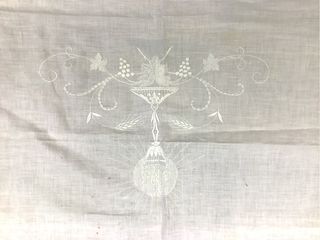 Antiguo mantel de altar 192x90 cm