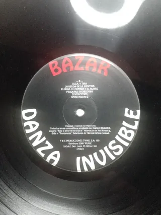 Vinilo de DANZA INVISIBLE - Bazar