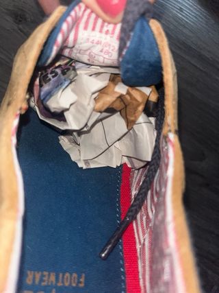 Mocasines Pull&Bear Azul y Beige