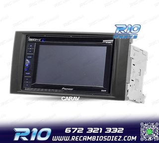 MARCO NEGRO RADIO 2-DIN PARA VOLKSWAGEN VW TOUAREG 02-10 T5