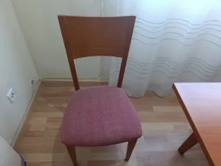 Mesa extensible salón + 6 sillas