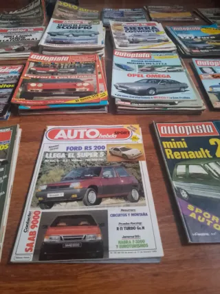 99 revistas de coches antiguas