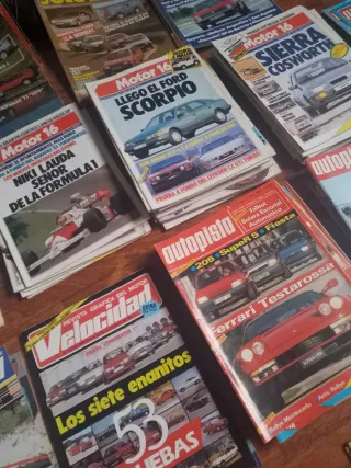 99 revistas de coches antiguas