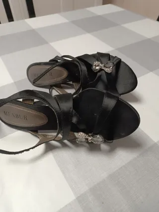 Sandalias tacón Menbur Talla 37