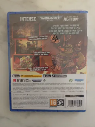 PRECINTADO. Warhammer Shootas, Blood & Teef PS5