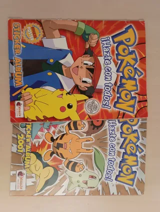 Álbumes Pokémon Merlin 1999 y 2001