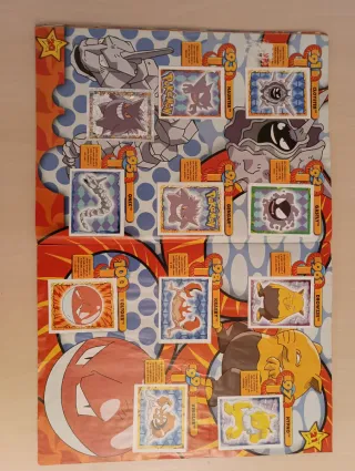 Álbumes Pokémon Merlin 1999 y 2001