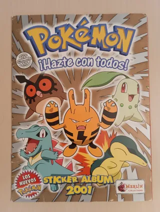 Álbumes Pokémon Merlin 1999 y 2001