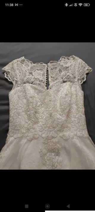 Vestido de Novia Corto Encaje