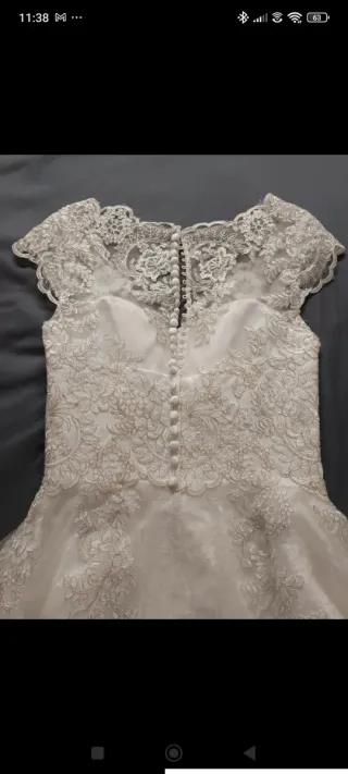 Vestido de Novia Corto Encaje