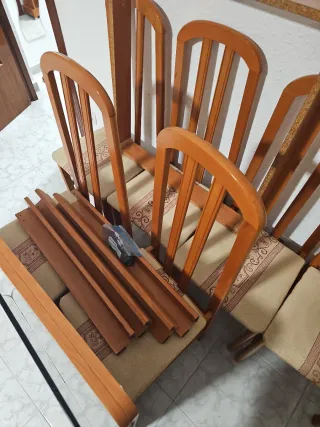 Mesa y 6 Sillas Comedor