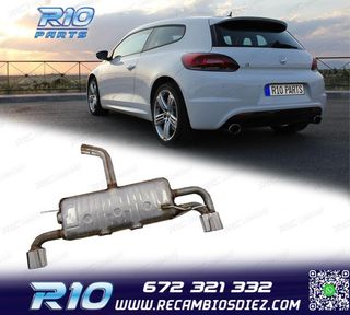 SILENCIOSO ESCAPE VOLKSWAGEN VW SCIROCCO 08- LOOK R