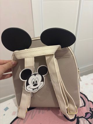 Mochila Disney Mickey Beige y Negra