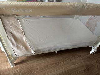 Cuna de viaje con colchón BEIGE