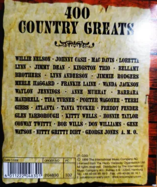 400 Country Greats, 20CD's 1999