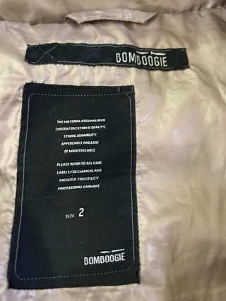 Bomboogie Giubbotto Donna Invernale Beige S