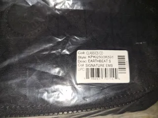 Bolso Kipling EARTHBEAT S Negro Signature