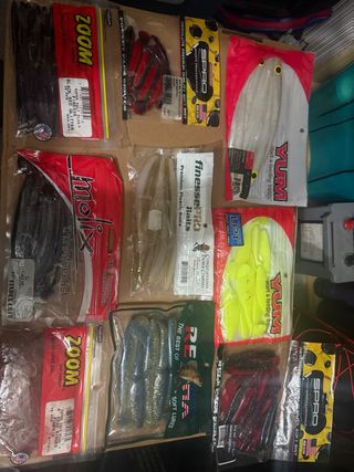 Lote señuelos pesca Bass