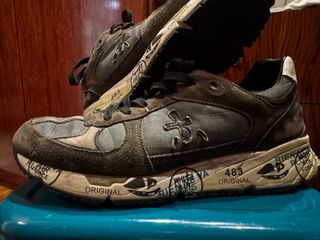 Zapatillas Premiata Marrón/Gris