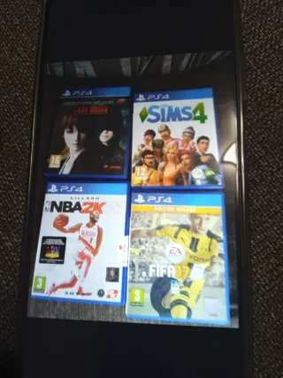 PS4 + 4 juegos y mando