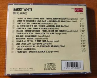 Lote 3 CDs Barry White R&B Soul
