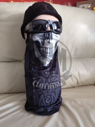 Cover face Teschio Paisley