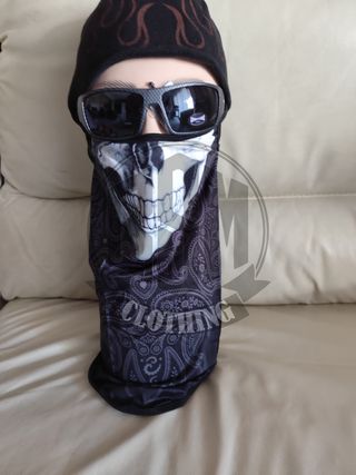 Cover face Teschio Paisley