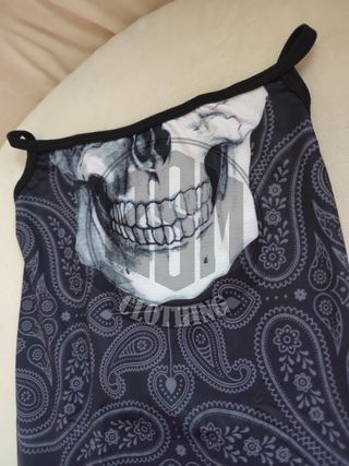 Cover face Teschio Paisley