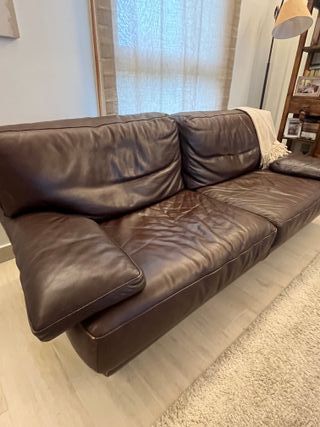 Sofá Roche Bobois Piel Marrón