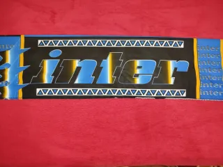 Sciarpa Inter con mascotte e frange