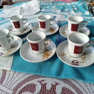 Juego de 6 tazas de café Delta