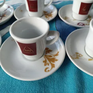 Juego de 6 tazas de café Delta