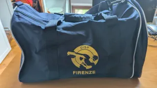 Borsa sport Arena blu e bianca