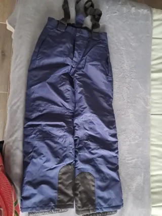 Pantalón de nieve infantil con tirantes