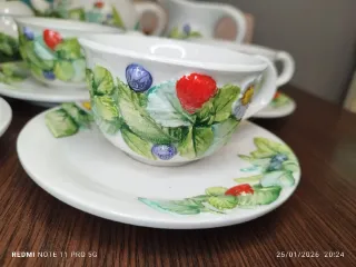 Juego de té vintage cerámica italiana