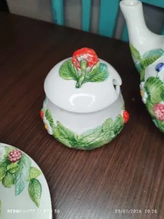 Juego de té vintage cerámica italiana