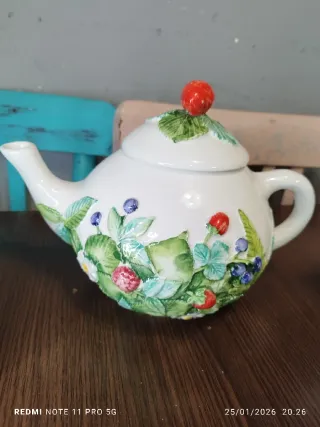 Juego de té vintage cerámica italiana