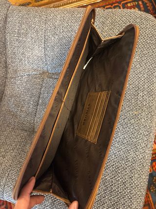 Funda de piel STILORD para portátil 13-15