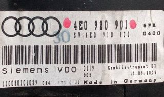 Audi 522496 4e0920901 cuadro instrumentos a8 (4e2)