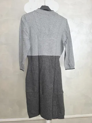 Abito maglia grigio